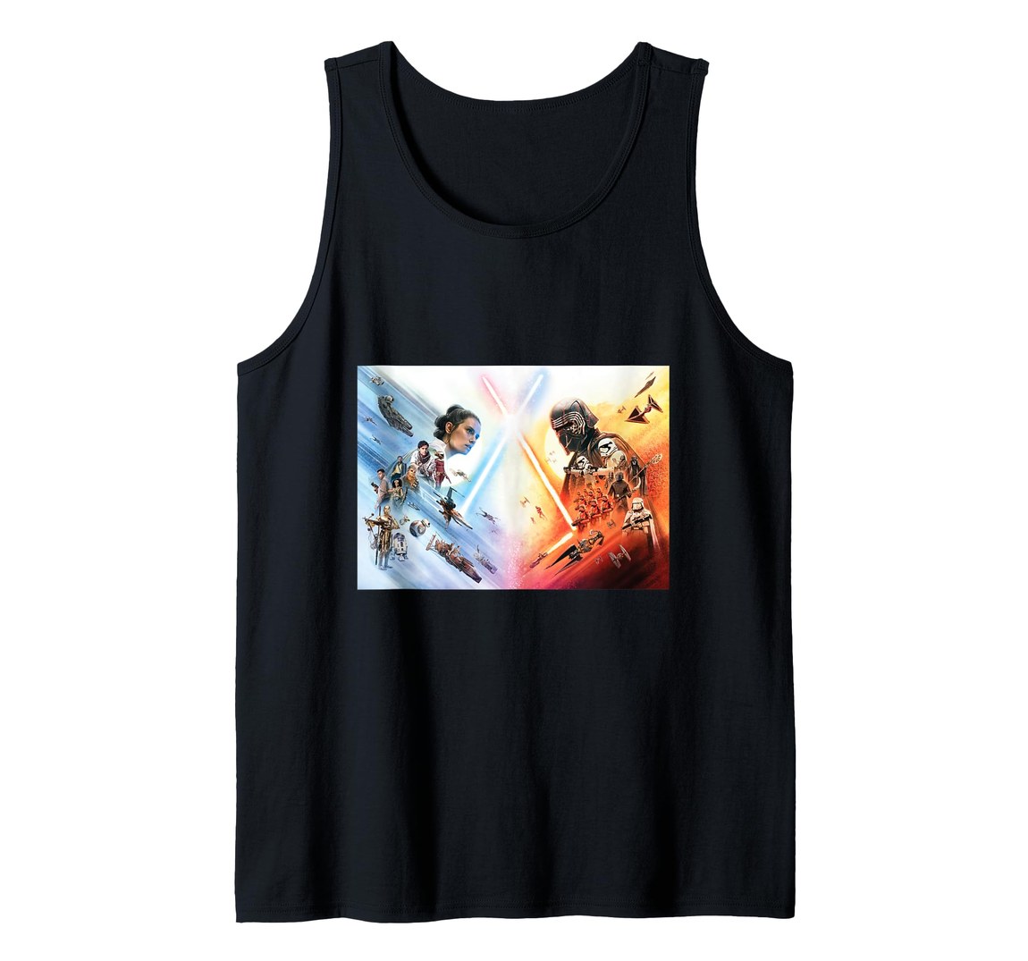 スターウォーズ スカイウォーカーの夜明け Star Wars: The Rise of Skywalker レジスタンス vs ファースト・オーダー デザイン タンクトップ【商品情報】・ ブランド: スターウォーズ 公式ライセンス・ デザイン: レジスタンス vs ファースト・オーダー (Resistance vs First Order)・ アイテム種別: タンクトップ【特徴】・ 映画『スターウォーズ／スカイウォーカーの夜明け』(Episode IX)の公式ライセンス商品です。・ 劇中の対立勢力であるレジスタンスとファースト・オーダーをテーマにしたグラフィックデザインです。・ メンズ、レディース、キッズを問わず、ファンが幅広く楽しめるユニセックスなデザインを採用しています。・ 暑い季節のメインウェアや、レイヤードスタイル、トレーニング時のウェアとしても適したノースリーブ仕様です。■ サイズ表（着用者の身体サイズ目安・1インチ=約2.54cm換算）※海外(米国)規格です。ゆとりを含むため普段のサイズより1つ下を選ぶ方もいます。【メンズ】サイズ胸囲ウエストS89〜94cm74〜79cmM97〜102cm81〜86cmL107〜112cm91〜97cmXL117〜122cm102〜107cmXXL(2XL)127〜132cm112〜117cm3XL137〜142cm122〜127cm【レディース】サイズバストウエストXS84〜86cm64〜66cmS89〜91cm69〜71cmM94〜97cm74〜76cmL99〜104cm79〜84cmXL107〜112cm86〜91cmXXL(2XL)114〜122cm94〜102cm※モニター環境により色味が実物と異なる場合があります。海外倉庫からの入荷のためお届けまでお時間をいただきます。※サイズについて海外規格のため、ご注文前に上記サイズ表を必ずご確認ください。サイズ選び間違いによる交換・返品はお受けできません。