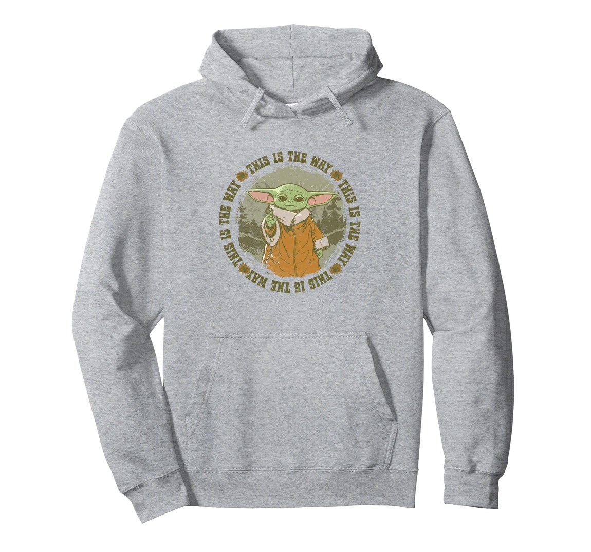 スターウォーズ マンダロリアン The Mandalorian グローグー Grogu アースデイ Earth Day Conservation Way プルオーバー パーカー 長袖 ユニセックス