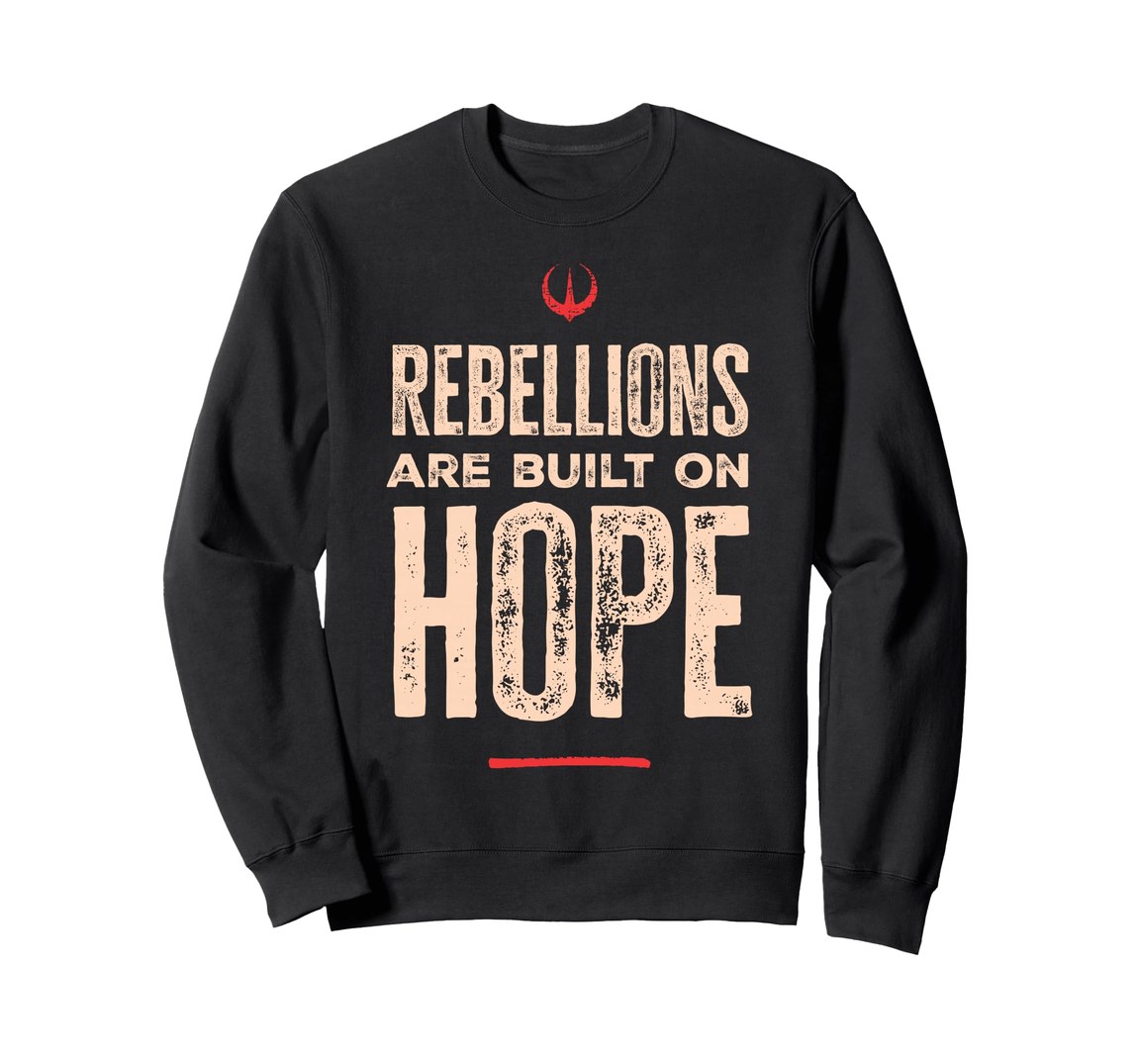 スターウォーズ アンドー Andor 反乱軍 Rebellions Are Built On Hope グランジデザイン スウェット 長袖 ユニセックス