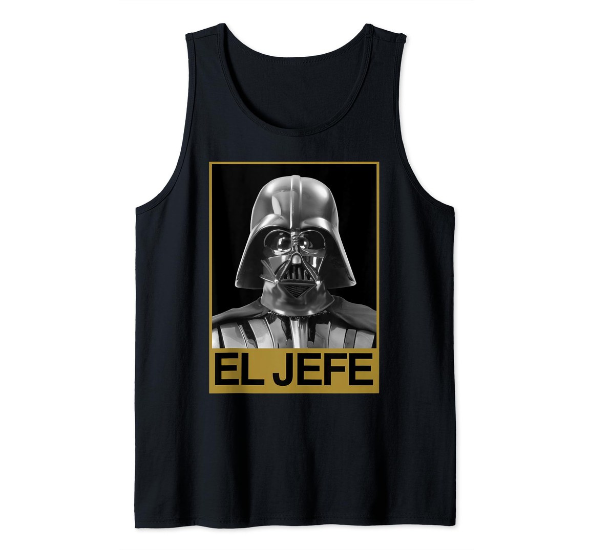 スターウォーズ ダース・ベイダー Darth Vader El Jefe エル・ヘフェ ポスターデザイン タンクトップ