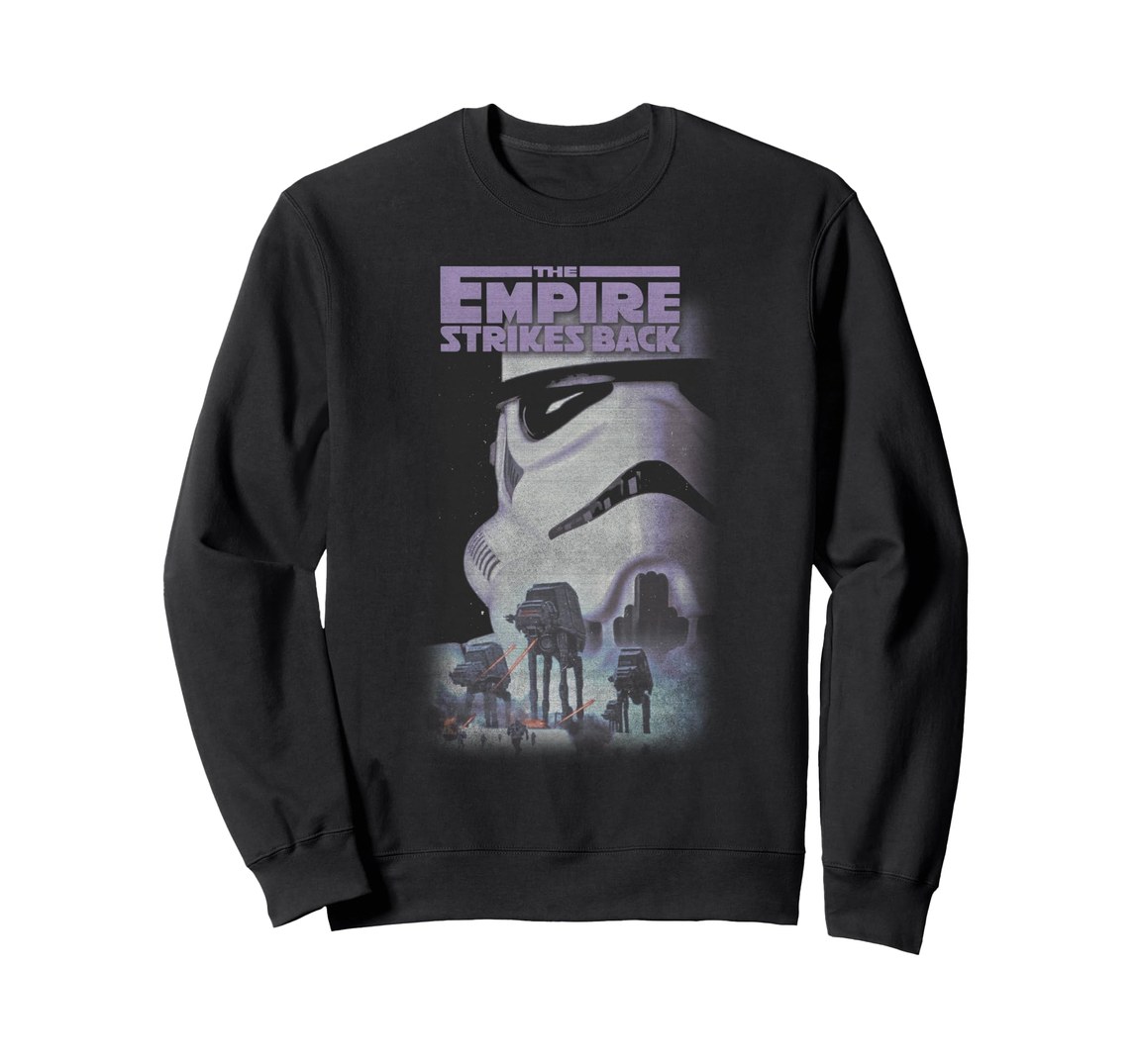 スター・ウォーズ 帝国の逆襲 The Empire Strikes Back ストームトルーパー AT-AT ポスターデザイン スウェット 長袖 ユニセックス