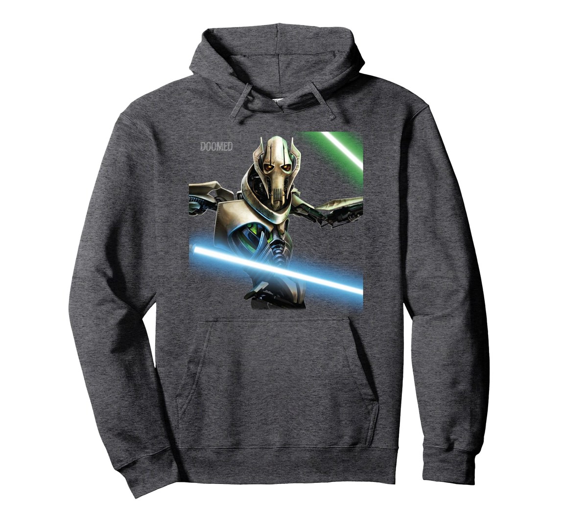 スターウォーズ エピソード3/シスの復讐 ジェネラル・グリーヴァス General Grievous ライトセーバー プルオーバー パーカー 長袖 ユニセックス