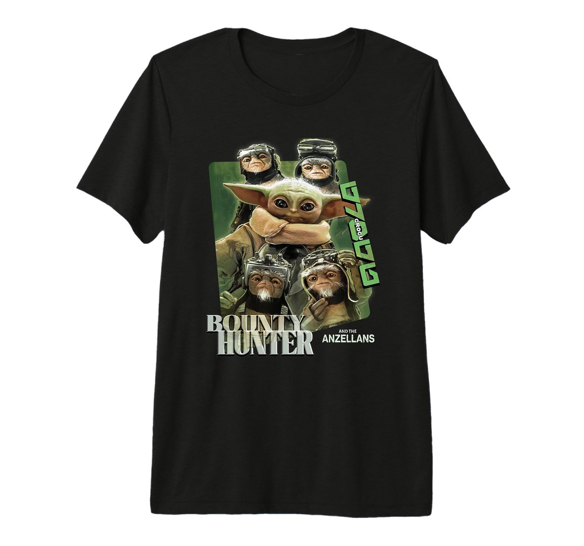 スターウォーズ マンダロリアン The Mandalorian グローグー Grogu アンゼラン Anzellan デザイン Tシャツ 半袖