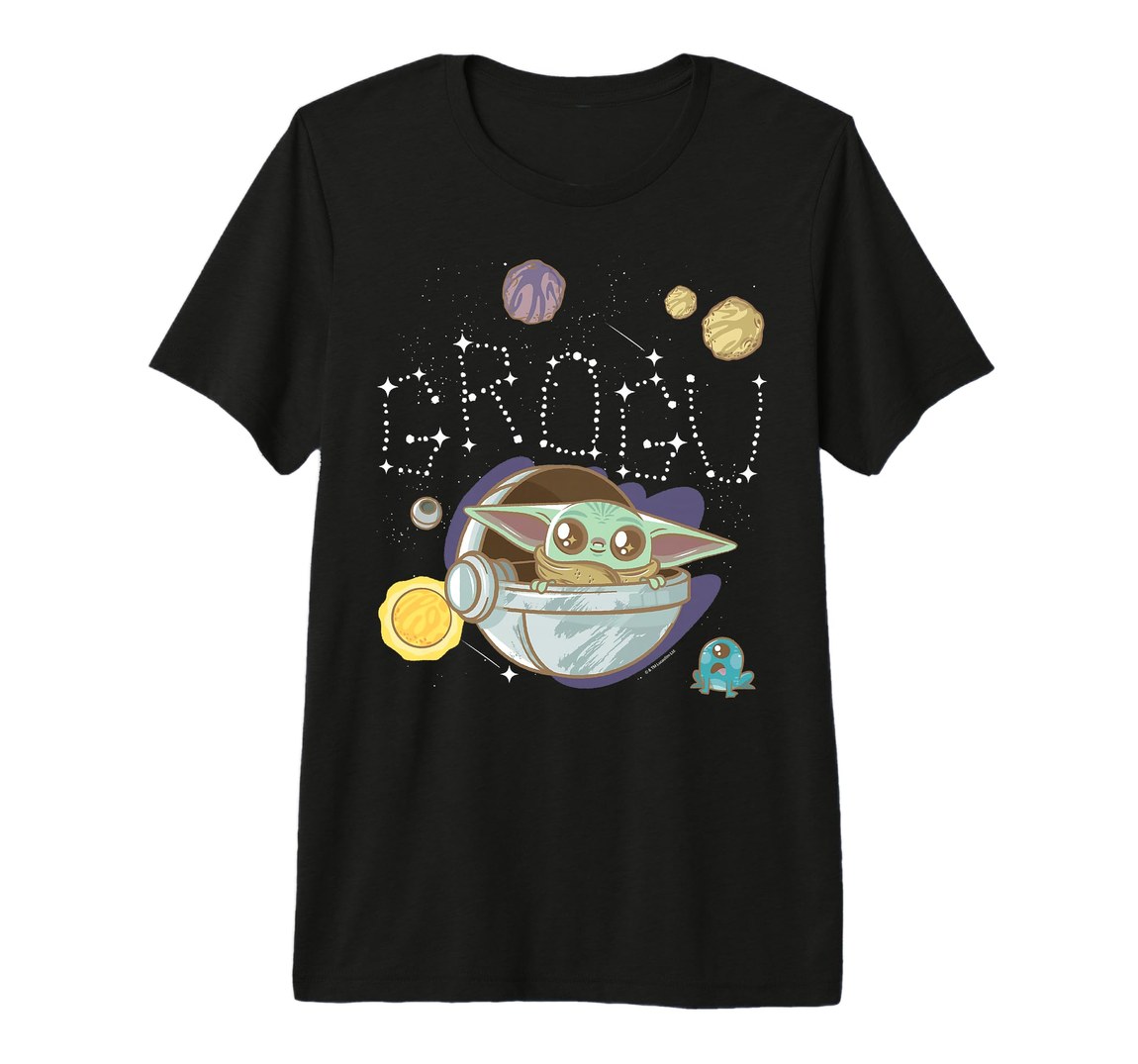 スターウォーズ マンダロリアン グローグー Grogu 星空ロゴ デザイン トライブレンド Tシャツ 半袖【商品情報】・ ブランド: スターウォーズ公式ライセンス (LucasFilm)・ デザイン: グローグー ネームロゴ 星空グラフィック・ アイテム種別: Tシャツ・ ネックライン: クルーネック【特徴】・ スターウォーズのキャラクター「グローグー」の名前を星空のようなグラフィックで表現した公式ライセンスデザインです。・ 3種類の素材を混合したトライブレンド生地を使用し、軽量で非常に柔らかい肌触りが特徴です。・ 脇に縫い目のあるサイドシーム構造を採用しており、快適な着心地とシルエットを両立しています。・ 淡い色の生地はやや透け感のある、軽やかな仕上がりとなっています。■ サイズ表（着用者の身体サイズ目安・1インチ=約2.54cm換算）※海外(米国)規格です。ゆとりを含むため普段のサイズより1つ下を選ぶ方もいます。【メンズ】サイズ胸囲ウエストS89〜94cm74〜79cmM97〜102cm81〜86cmL107〜112cm91〜97cmXL117〜122cm102〜107cmXXL(2XL)127〜132cm112〜117cm3XL137〜142cm122〜127cm【レディース】サイズバストウエストXS84〜86cm64〜66cmS89〜91cm69〜71cmM94〜97cm74〜76cmL99〜104cm79〜84cmXL107〜112cm86〜91cmXXL(2XL)114〜122cm94〜102cm※モニター環境により色味が実物と異なる場合があります。海外倉庫からの入荷のためお届けまでお時間をいただきます。※サイズについて海外規格のため、ご注文前に上記サイズ表を必ずご確認ください。サイズ選び間違いによる交換・返品はお受けできません。