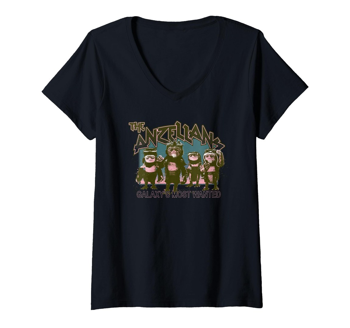 スターウォーズ マンダロリアン The Mandalorian グローグー Grogu アンゼラン The Anzellans レトロ デザイン Vネック Tシャツ 半袖 レディース