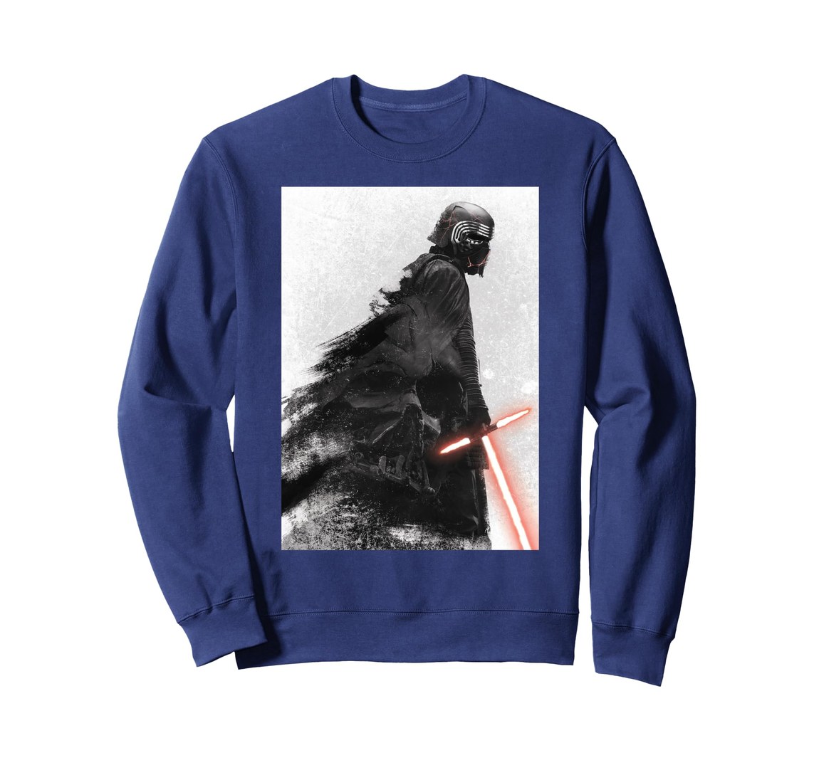 スターウォーズ スカイウォーカーの夜明け カイロ・レン Kylo Ren ダース・ベイダー Darth Vader メモリーデザイン スウェット トレーナー 長袖 ユニセックス