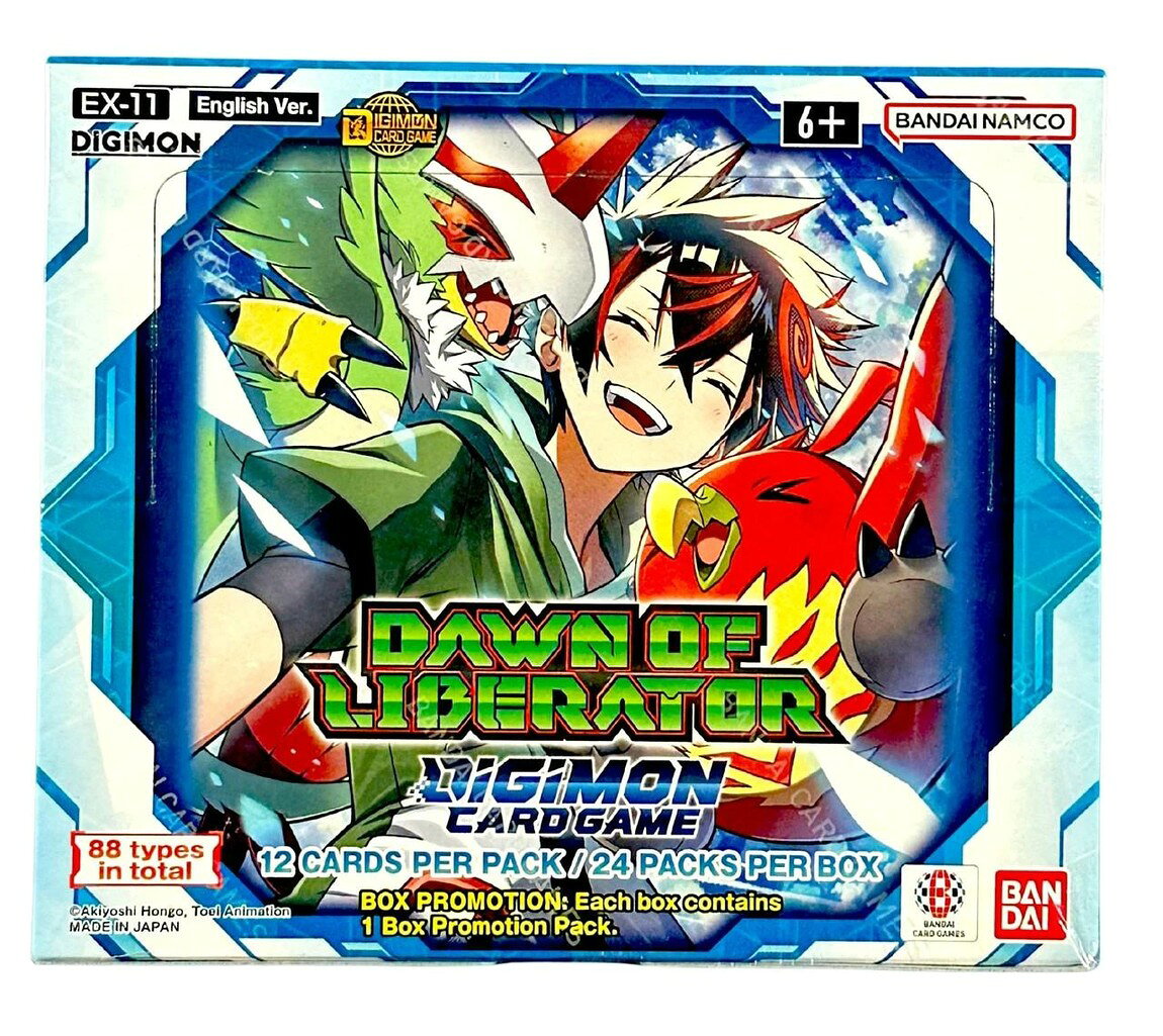 デジモンカード英語版 Dawn of Liberator Extra Booster (EX-11) Display ホビーボックス 24パック入り