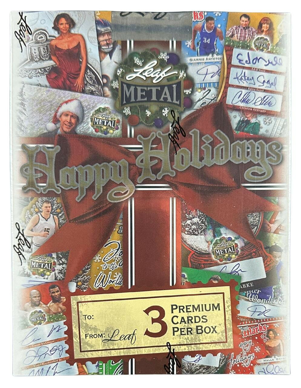 マルチスポーツ 2025 Leaf Metal Happy Holidays ボックス トレーディングカード Leaf社 メタル ハッピーホリデーズ