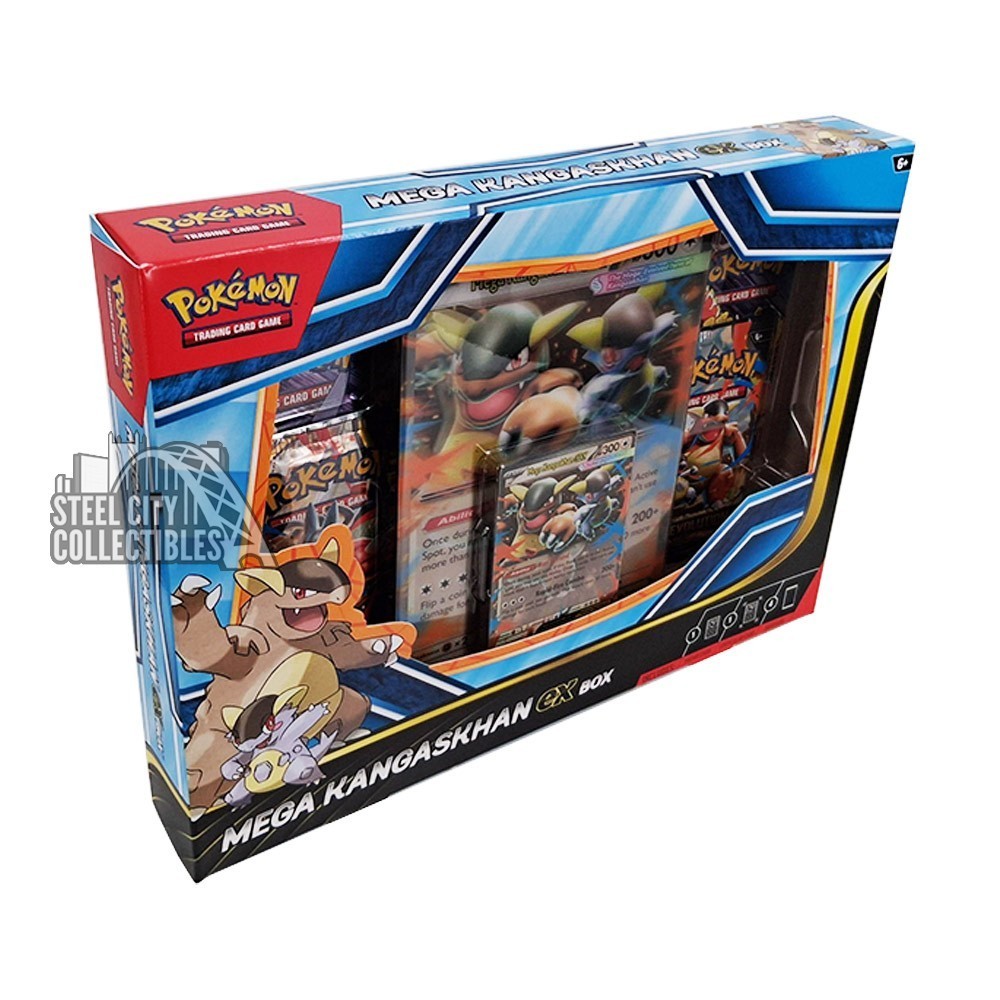ポケモン英語版 Mega Kangaskhan ex Box ホビーボックス メガガルーラex プロモカード 大判カード入り