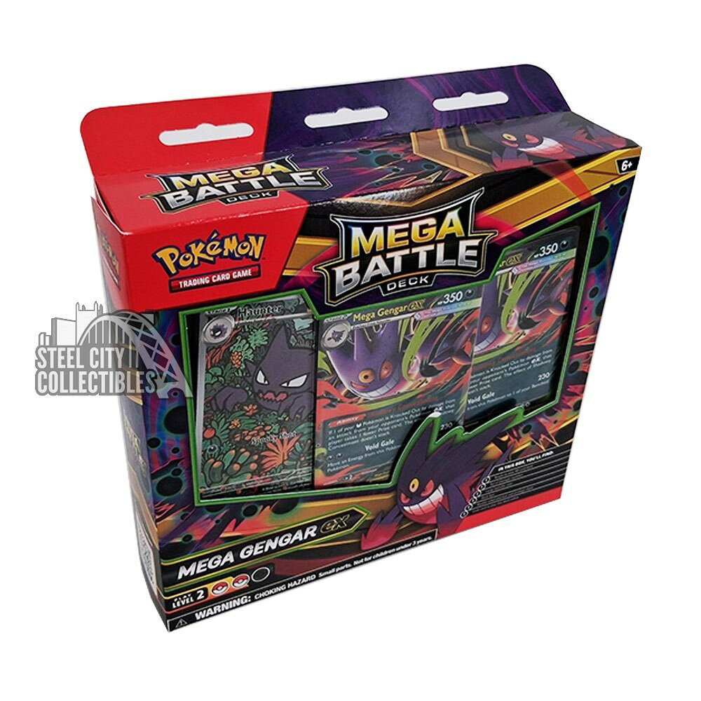 ポケモン英語版 Mega Battle Deck Mega Gengar ex Box ホビーボックス 構築済みデッキ