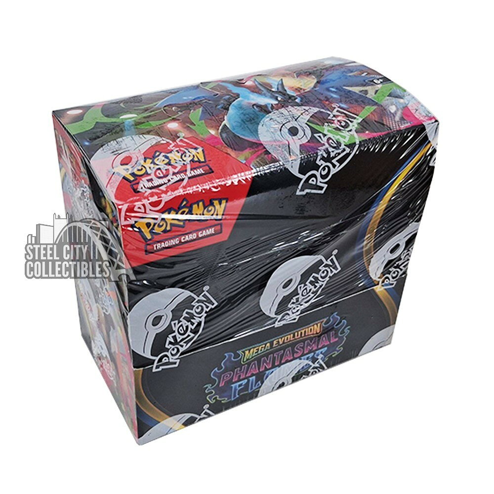 ポケモン英語版 Mega Evolution Phantasmal Flames Booster Box メガリザードンX ex メガゲンガー ex 収録
