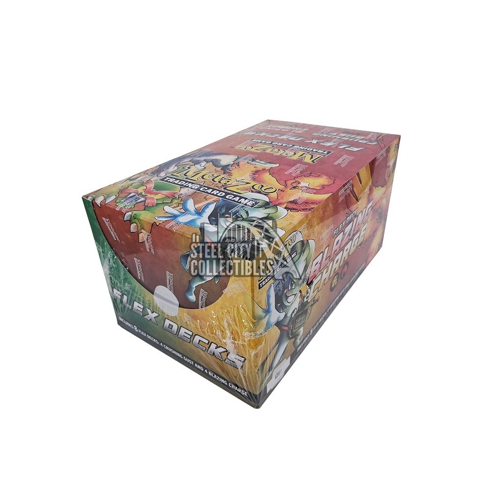 メタズー MetaZoo 英語版 Flex Deck Display ディスプレイボックス (8個入り) 構築済みデッキ＆ブースターパック