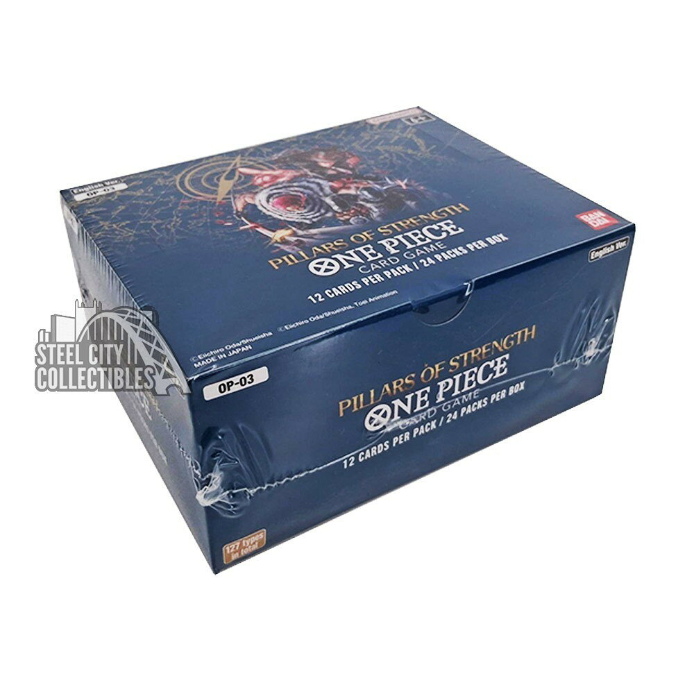 ワンピース カードゲーム 英語版 2023 One Piece Card Game Pillars of Strength ブースターボックス OP-03