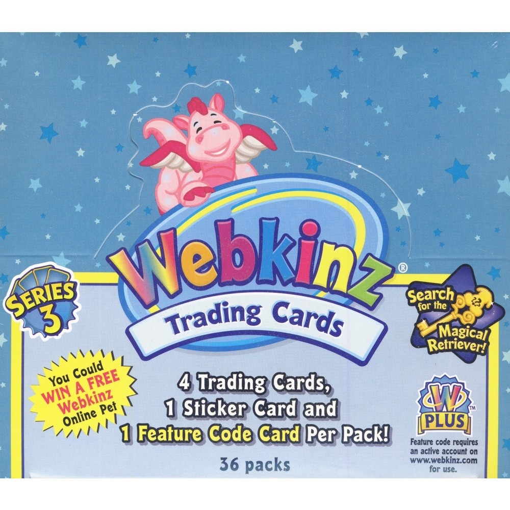 ウェブキンズ Webkinz 英語版 Ganz Series 3 Trading Cards ホビーボックス