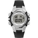 Timexタイメックス メンズ Digital 33mm Watch Black Strap Digital Dial SilverTone Case
