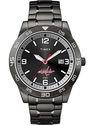 Timexタイメックス メンズ NHL プライド 40mm 腕時計 フィラデルフィア・フライヤーズ ブラックFastWrapストラップ