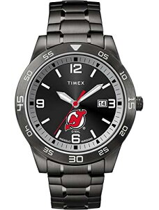 Timexタイメックス メンズ NHL プライド 40mm 腕時計 トロント・メープルリーフス ブラックFastWrapストラップ