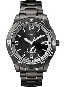Timexタイメックス メンズ NFL プライド 40mm 腕時計 テネシー・タイタンズ ブラックFastWrapストラップ