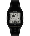 Timexタイメックス ユニセックス Q LCA x フォートナイト 35mm ウォッチ ブラックストラップ デジタルダイヤル ブラックケース