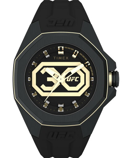 Timexタイメックス UFC メンズ プロ 44mm ウォッチ ブラック ストラップ ブラック ダイヤル ブラック ケース Timexタイメックス UFC メンズ プロ 44mm ウォッチ ブラック ストラップ ブラック ダイヤル ブラック ケース