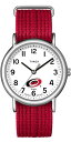 Timexタイメックス ユニセックス ウィークエンダー 38mm ウォッチ カロライナ ハリケーンズ スリップスルー シングルレイヤー ストラップ