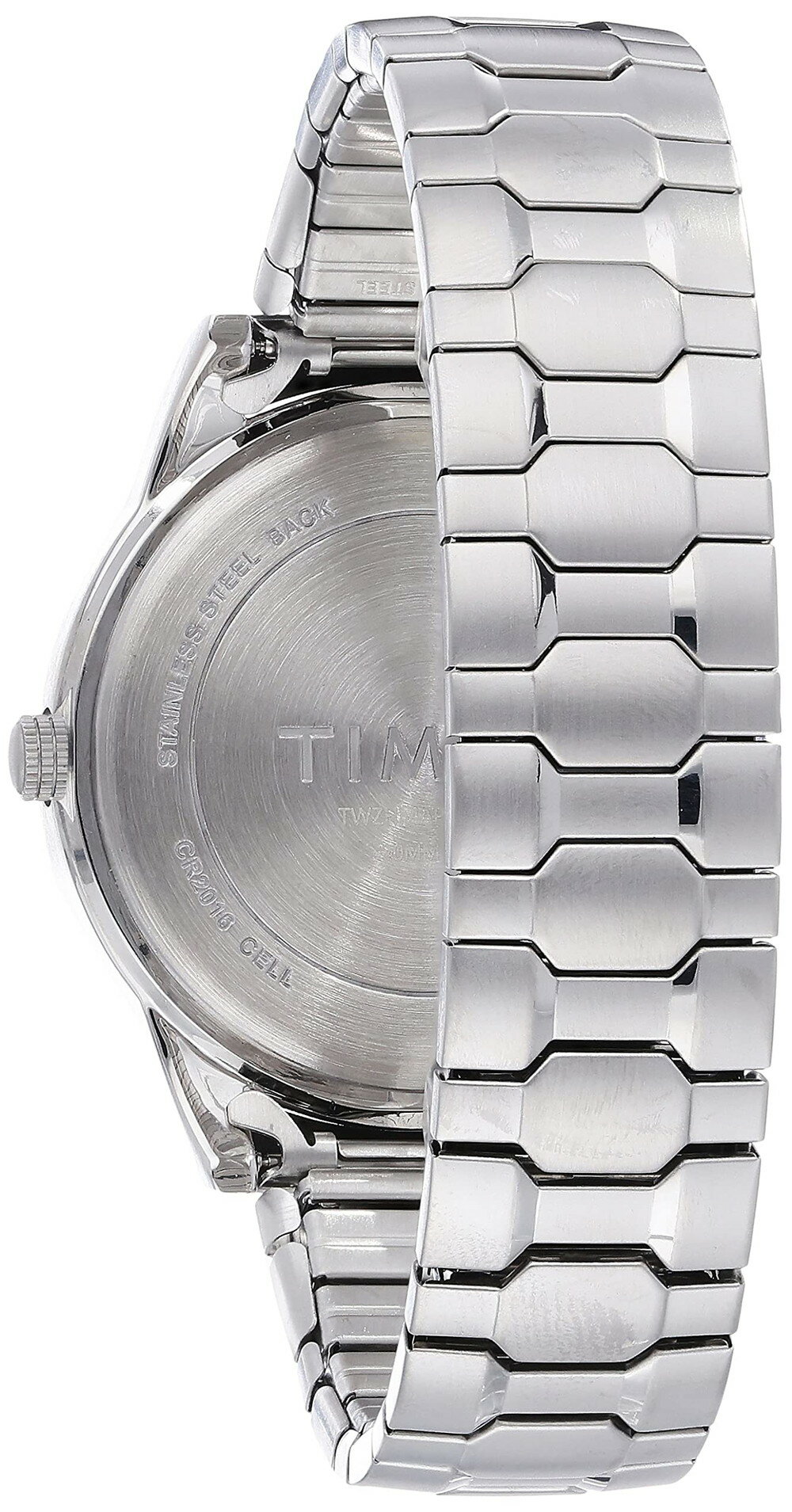 Timexタイメックス トリビュート メンズ NHL シテーション 42mm ウォッチ トロント メープル リーフス ステンレススチール エクスパンション バンド