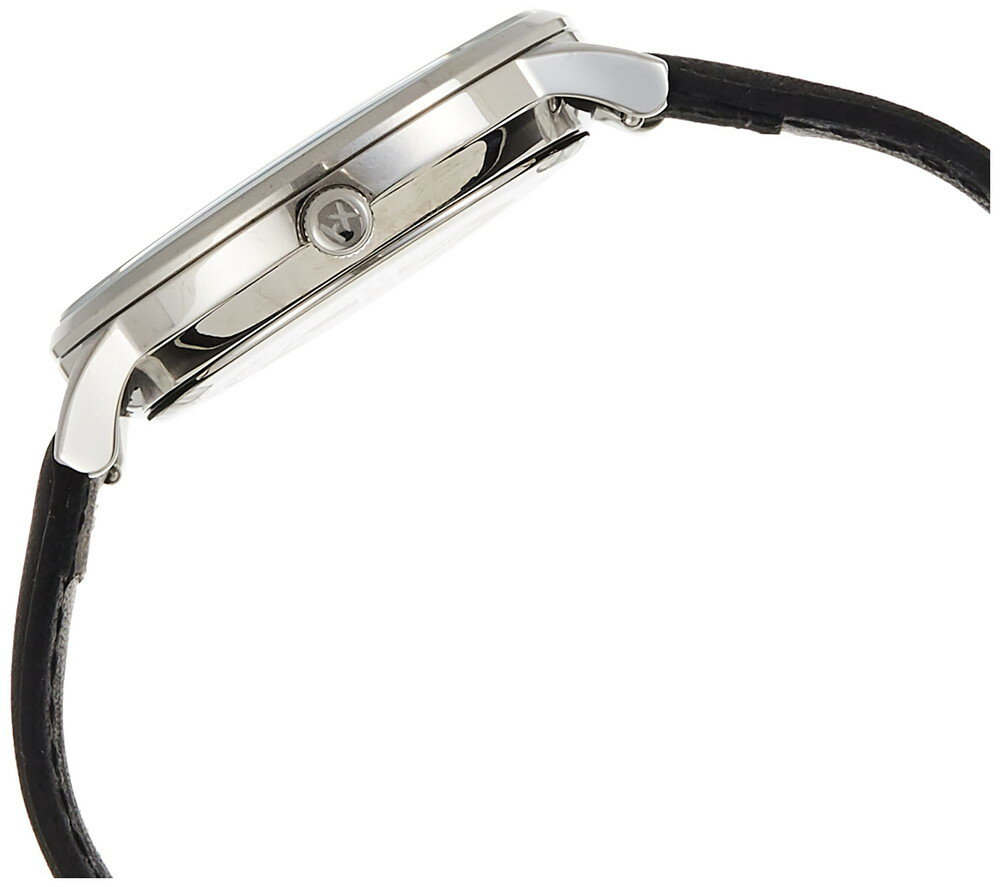 Timexタイメックス メンズ ウォーターベリー クラシック 40mm 腕時計 ステンレススチールケース ブラックダイヤル ブラック 本革ストラップ