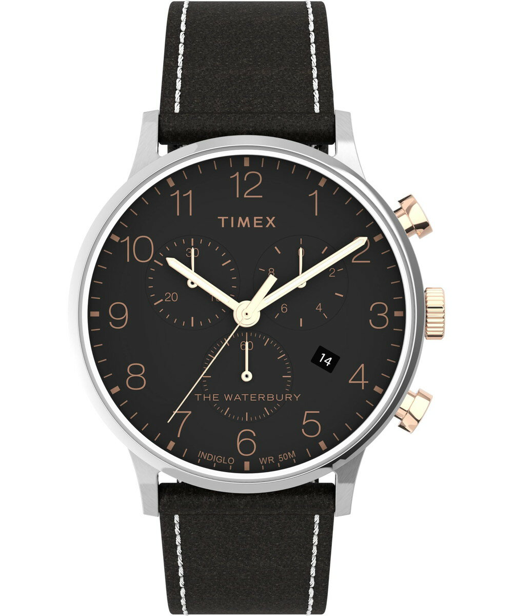 Timex ドレスウォッチ (モデル: TW2T71500), ダーク...(2.0)