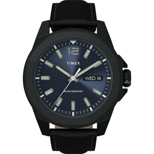 Timex メンズ Essex Avenue デイデイト 44mm TW2V42900VQ クォーツ腕時計 Timex メンズ Essex Avenue デイデイト 44mm TW2V42900VQ クォーツ腕時計