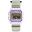 Timex メンズ Classical Digital 36mm 腕時計 ホワイトストラップ デジタルダイアル ホワイトケース