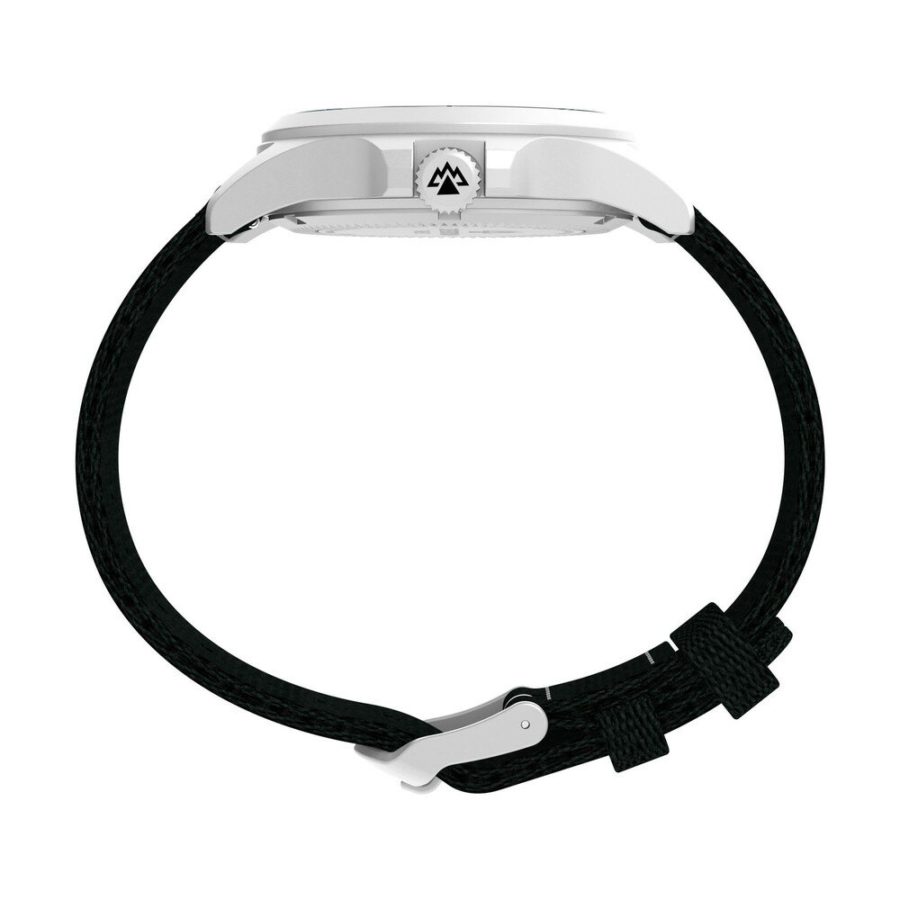 Timex メンズ エクスペディション フィールド ソーラー 41mm ウォッチ - ブラックストラップ ブルーダイヤル ステンレススチールケース