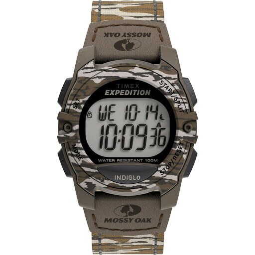 Timex x Mossy Oak ユニセックス Expedition Digital CAT 33mm 腕時計 - Original Bottomland カモ ファブリックストラップ (TW4B19900) Timex x Mossy Oak ユニセックス Expedition Digital CAT 33mm 腕時計 - Original Bottomland カモ ファブリックストラップ (TW4B19900)
