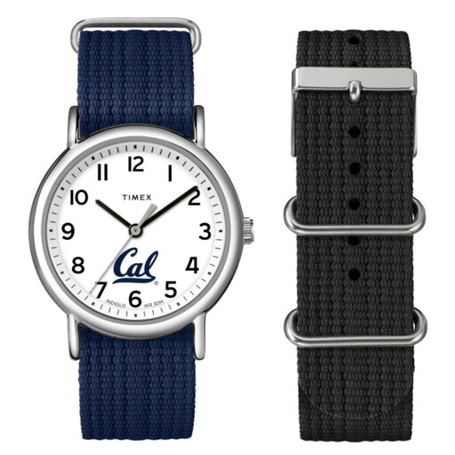 Timex ユニセックス ウィークエンダー ボックスセット 38mm ウォッチ - U Cal Berkeley Golden Bears Timex ユニセックス ウィークエンダー ボックスセット 38mm ウォッチ - U Cal Berkeley Golden Bears