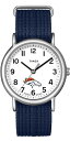 Timex ユニセックス Weekender 38mm 腕時計 - Denver Broncos スリップスルーシングルレイヤーストラップ