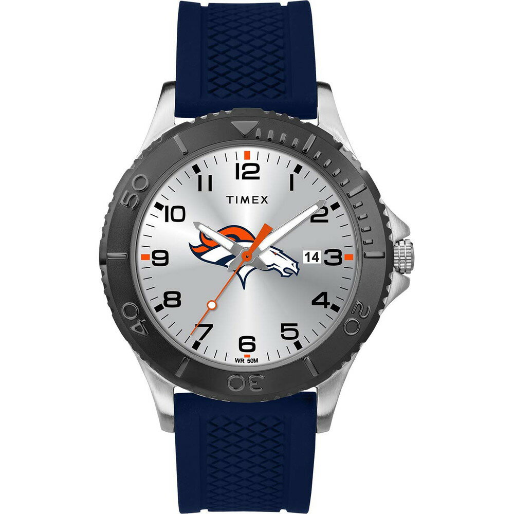 Timex メンズ TWZFBROME NFL Gamer Denver Bronc