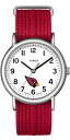 Timex ユニセックス Weekender 38mm 腕時計 - Arizona Cardinals スリップスルーシングルレイヤーストラップ