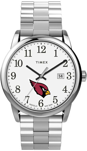 Timex メンズ Easy Reader 38mm 腕時計 Arizona Cardinals エクスパンションバンド Timex メンズ Easy Reader 38mm 腕時計 Arizona Cardinals エクスパンションバンド