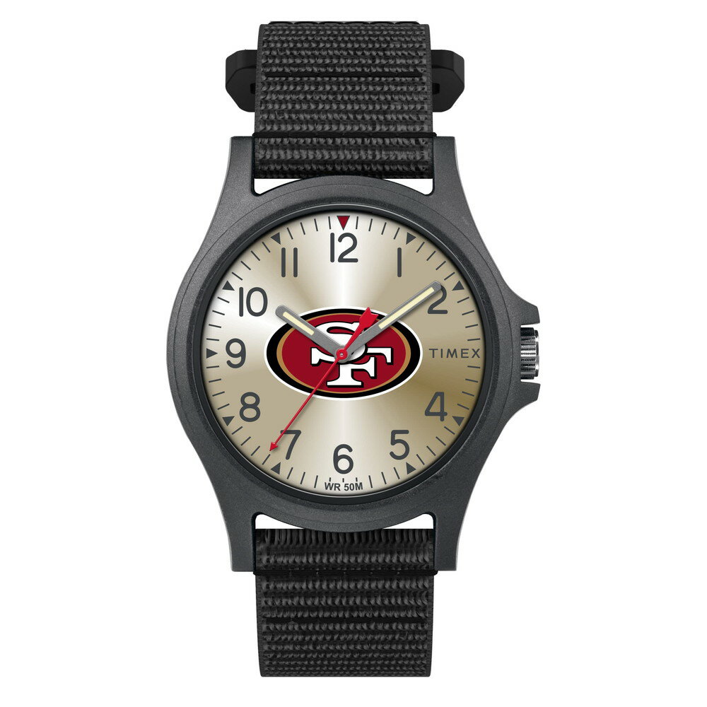 Timex ��� NFL Pride 40mm �ӻ��� San Francisco 49ers �֥�å�FastWrap���ȥ�å�