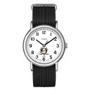 Timex ユニセックス Weekender 38mm 腕時計 - Anaheim Ducks スリップスルーシングルレイヤーストラップ