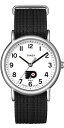 Timex ユニセックス Weekender 38mm 腕時計 - Philadelphia Flyers スリップスルーシングルレイヤーストラップ
