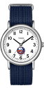 Timex ユニセックス Weekender 38mm 腕時計 - NY Islanders スリップスルーシングルレイヤーストラップ