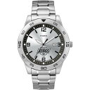 Timex Tribute メンズ NHL Citation 42mm 腕時計 - Los Angeles Kings ステンレススチールエクスパンションバンド