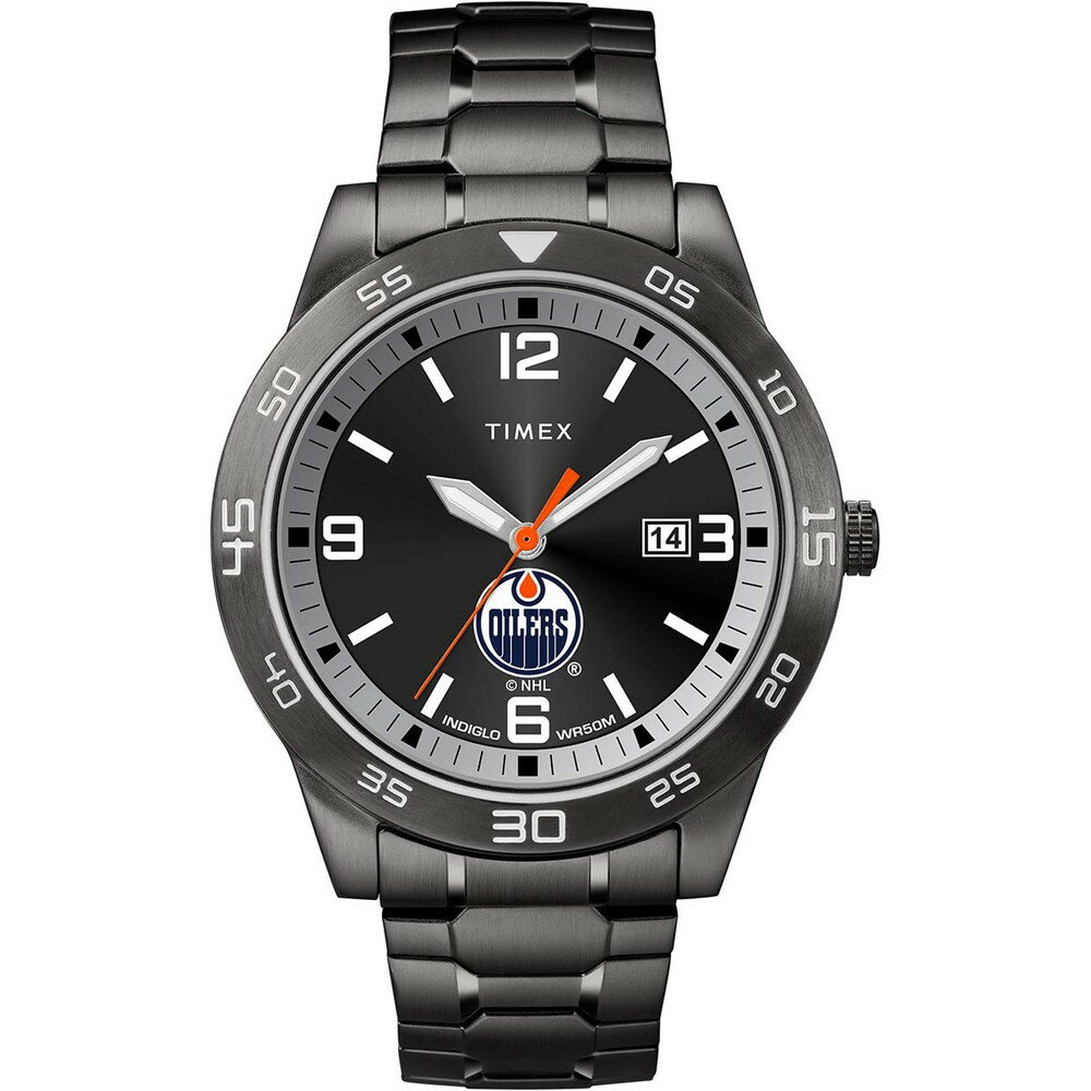 Timex メンズ TWZHOILMM NHL Acclaim Edmonton Oilers 腕時計
