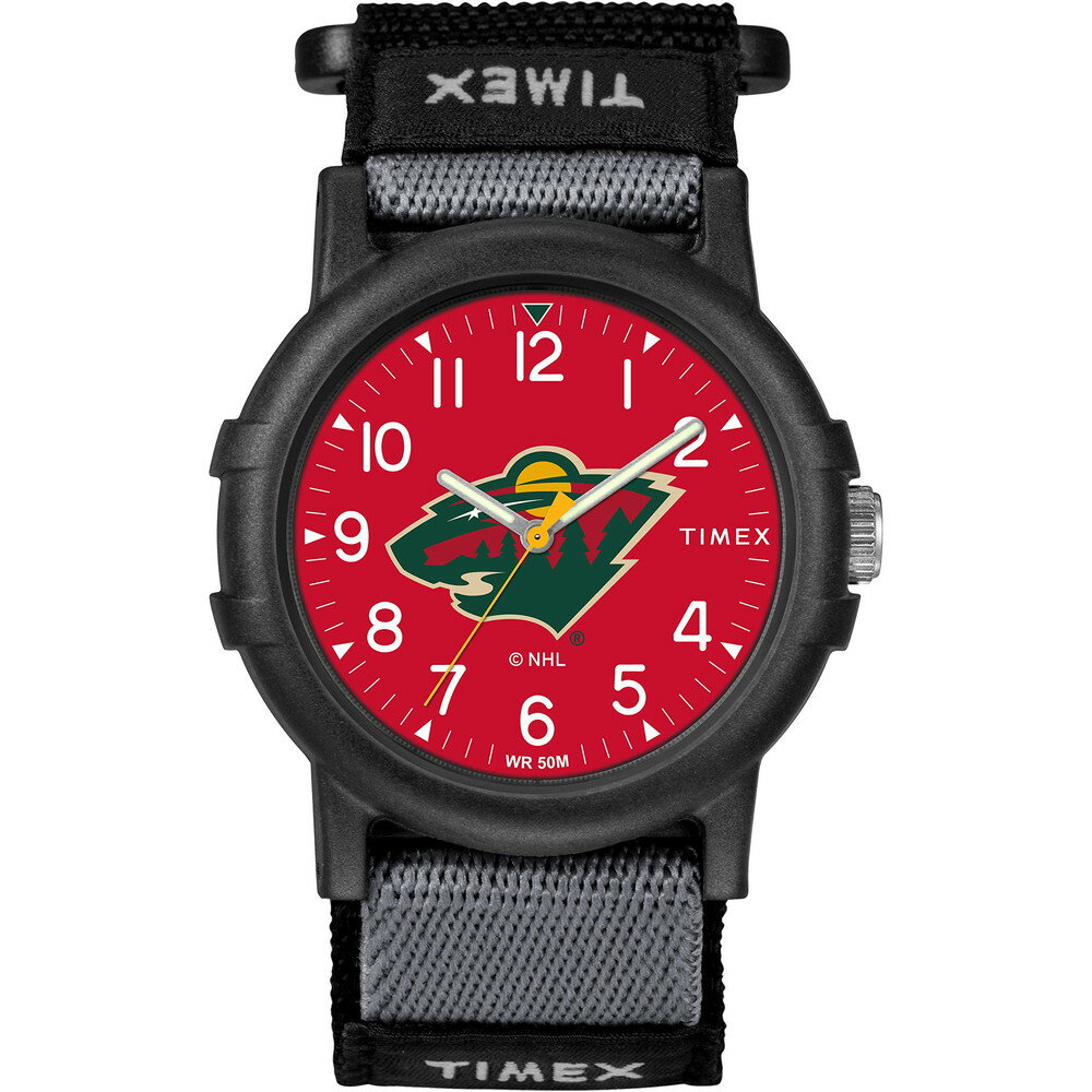 Timex NHL Recruit 38mm 腕時計 Minnesota Wild 