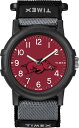 Timex ユニセックス Collegiate Recruit 38mm 腕時計 - Arkansas Razorbacks ブラックファブリックストラップ