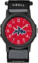 Timex ユニセックス Collegiate Recruit 38mm 腕時計 Ole Miss Rebels ブラックファブリックストラップ