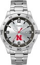 Timex Tribute メンズ Collegiate Citation 42mm 腕時計 Nebraska Cornhuskers ステンレススチールエクス...