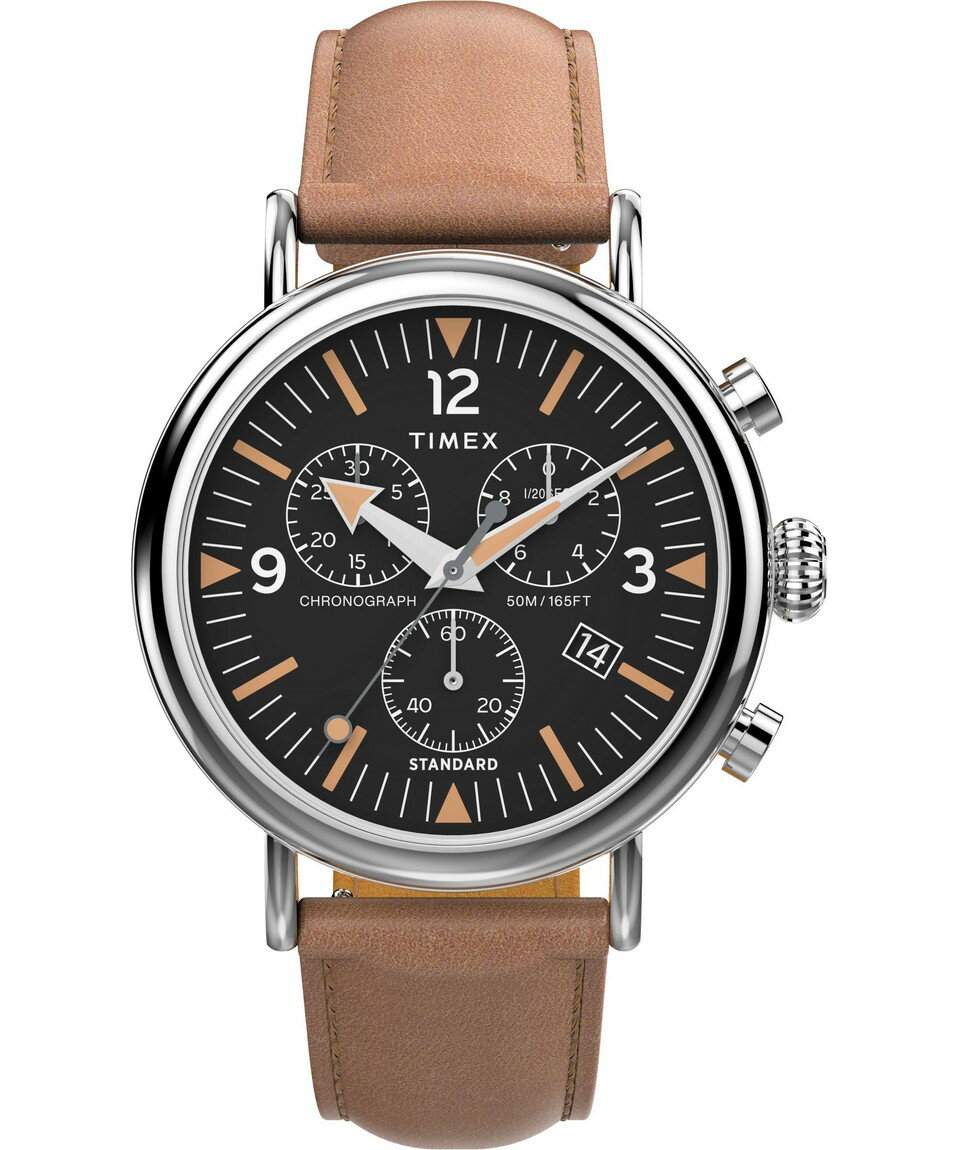 Timex メンズ Waterbury Standard 41mm 腕時�