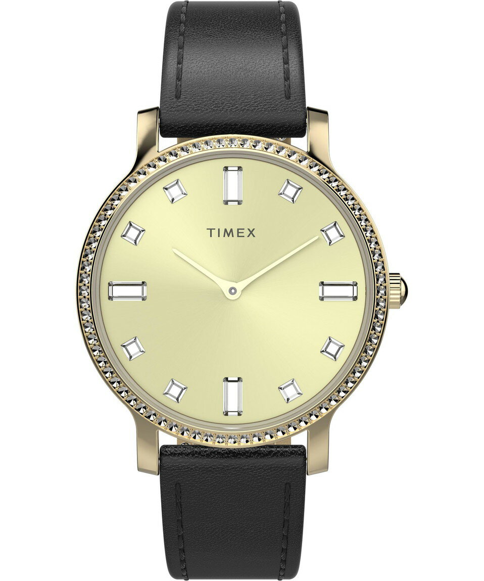 Timex レディース Transcend 34mm 腕時計 �