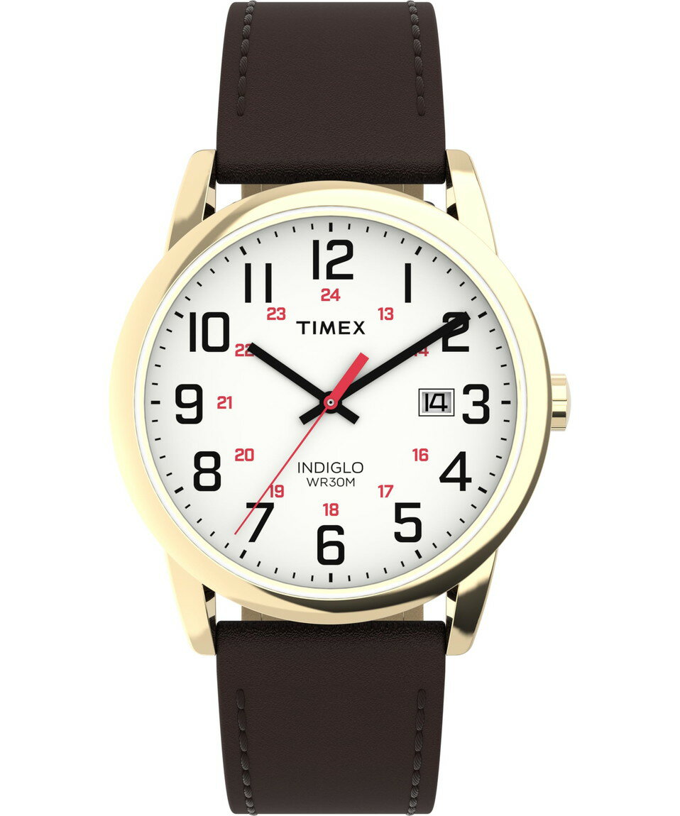 Timex メンズ Easy Reader 38 mm 腕時計 ブ�